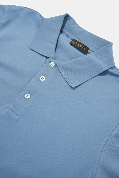 DÜĞMELİ POLO YAKA KISA KOL T-SHIRT 3