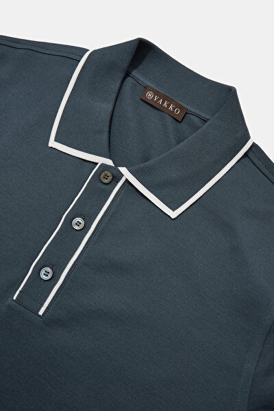 DÜĞMELİ POLO YAKA KISA KOL T-SHIRT 3