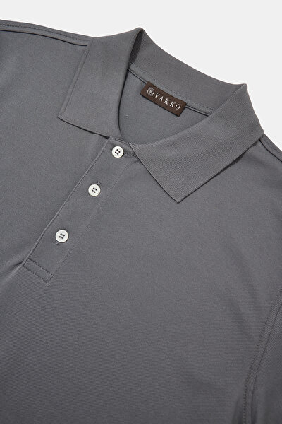 DÜĞMELİ POLO YAKA KISA KOL T-SHIRT 3
