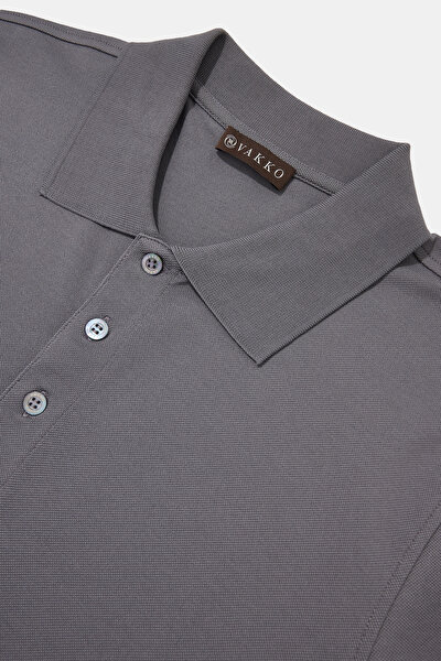 DÜĞMELİ POLO YAKA KISA KOL T-SHIRT 3