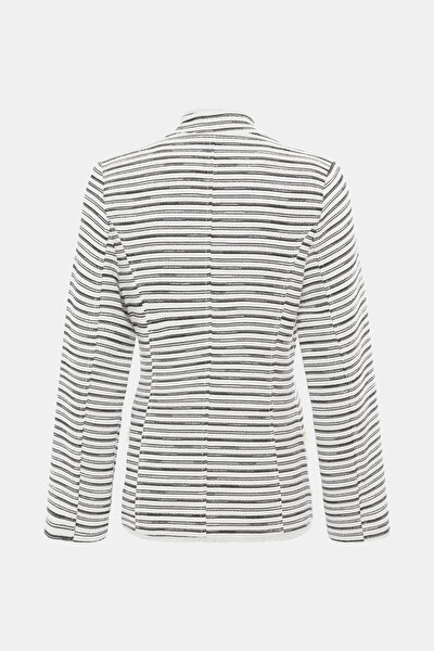 SILVER UPRIGHT COLLAR JACKET 8