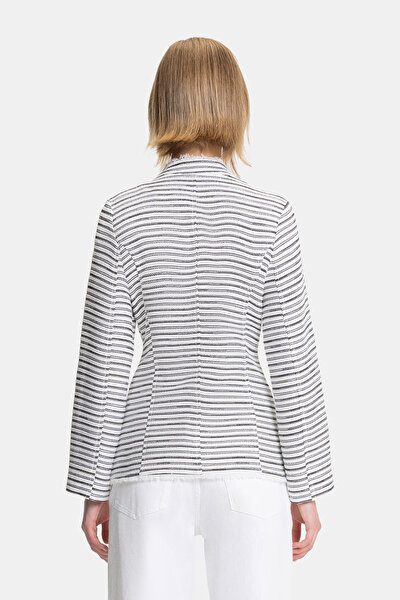 SILVER UPRIGHT COLLAR JACKET 5