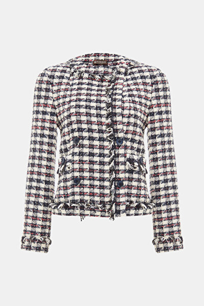PINK BASIC / ROUND NECKLINE JACKET 8