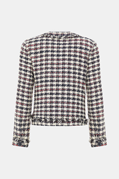 PINK BASIC / ROUND NECKLINE JACKET 9
