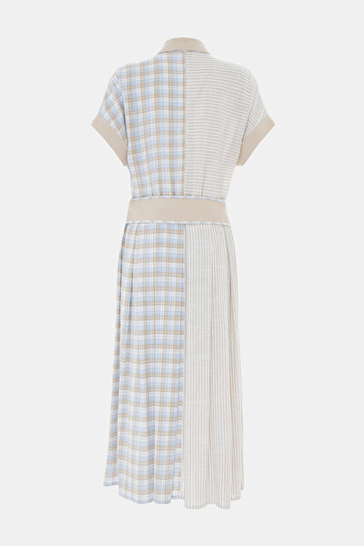 ECRU SHORT SLEEVE DRESS 9