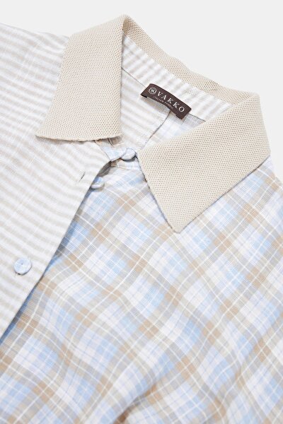 ECRU SHORT SLEEVE DRESS 10