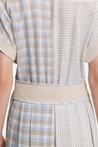 ECRU SHORT SLEEVE DRESS 5