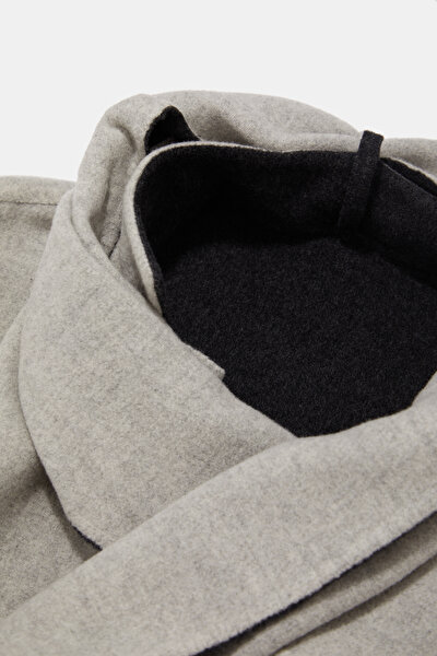 GREY WOOL/CASHMERE REEFER JACKET 5