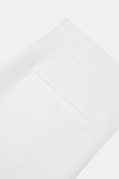 ECRU STRAIGHT CUT TROUSERS 8