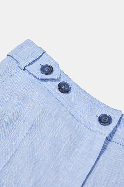 LIGHT BLUE STRAIGHT CUT TROUSERS 8