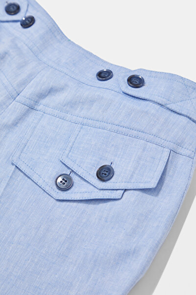 LIGHT BLUE STRAIGHT CUT TROUSERS 9
