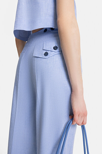 LIGHT BLUE STRAIGHT CUT TROUSERS 5
