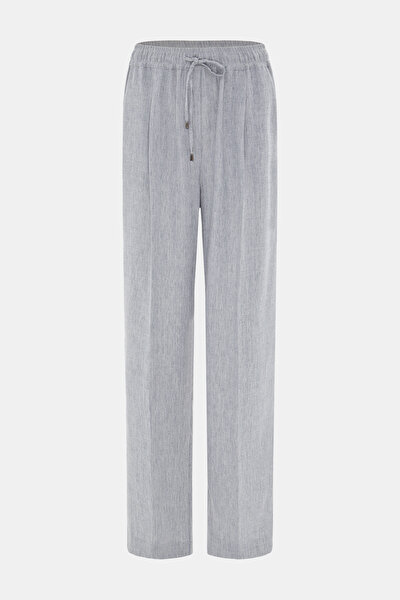 GREY WIDE LEG TROUSERS 5