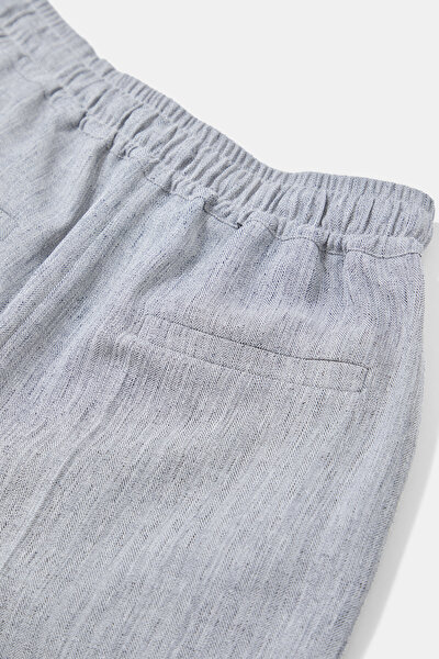 GREY WIDE LEG TROUSERS 8