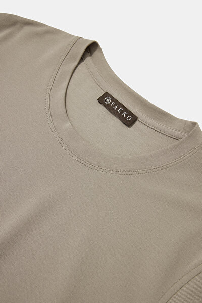 VİZON O YAKALI KISA KOL T-SHIRT 3