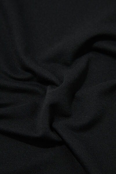 BLACK BASIC / ROUND NECKLINE SHORT SLEEVE TSHIRT 4
