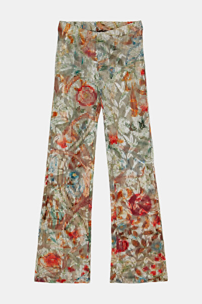 MULTICOLOR STRAIGHT CUT TROUSERS 3