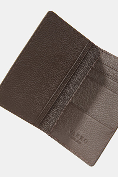 BEIGE MONOGRAM LEATHER WALLET 5