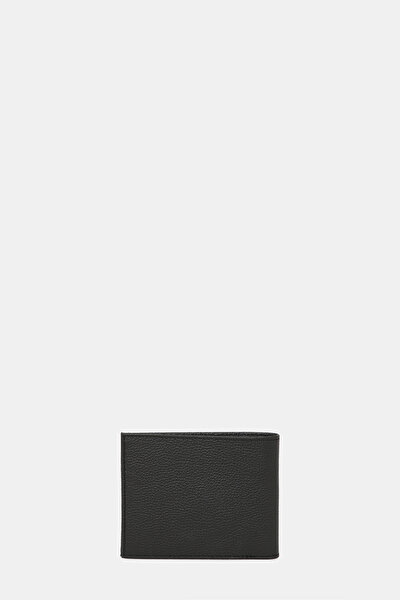 BLACK MONOGRAM LEATHER WALLET 3