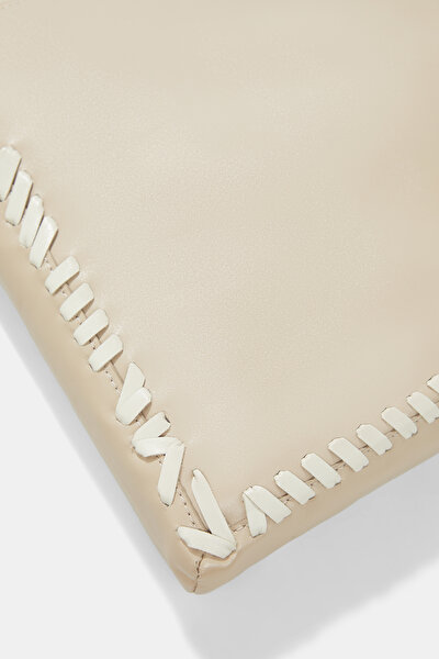 ECRU LEATHER BAG 4