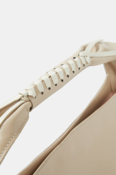 ECRU LEATHER BAG 5