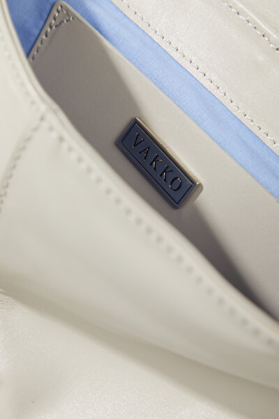 BEIGE LEATHER BAG 5