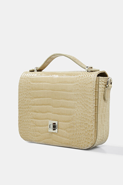 ECRU LEATHER BAG 5