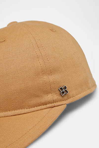 BEIGE LINEN HAT 3