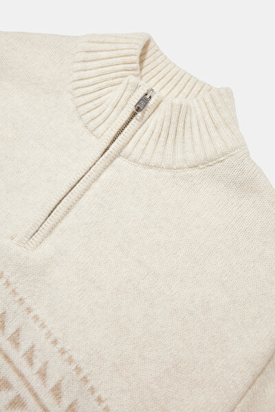 BEIGE DESIGN FILLED TRICOT 3