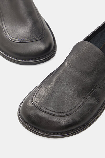 SİYAH DERİ LOAFER 5