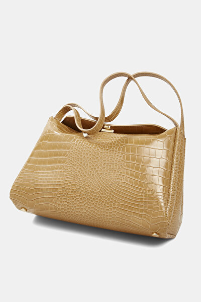 CAMEL LEATHER BAG 5