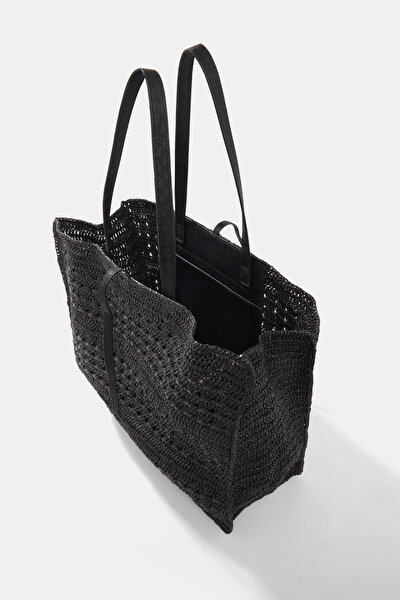 BLACK MONOGRAM BAG 5