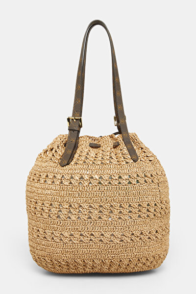 BEIGE MONOGRAM BAG 4