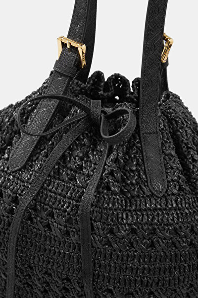 BLACK MONOGRAM BAG 5