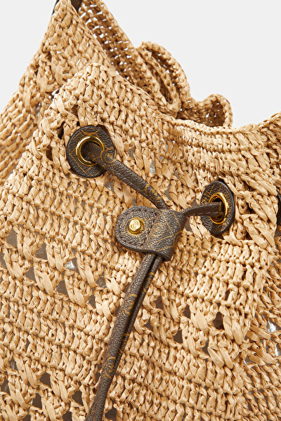 BEIGE MONOGRAM BAG 4