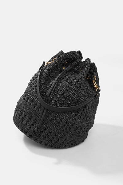 BLACK MONOGRAM BAG 5