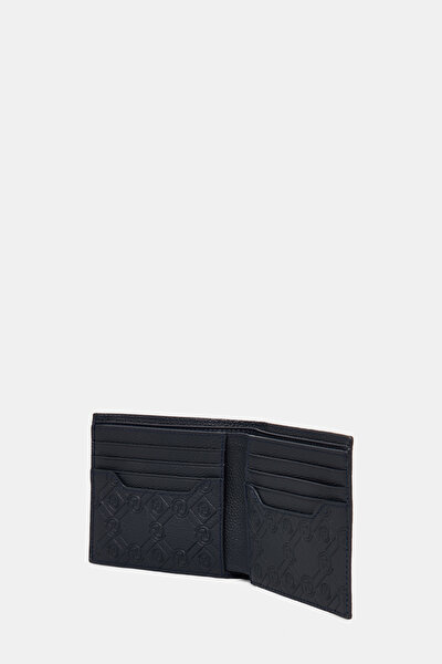 LACİVERT MONOGRAM DERİ CÜZDAN 4