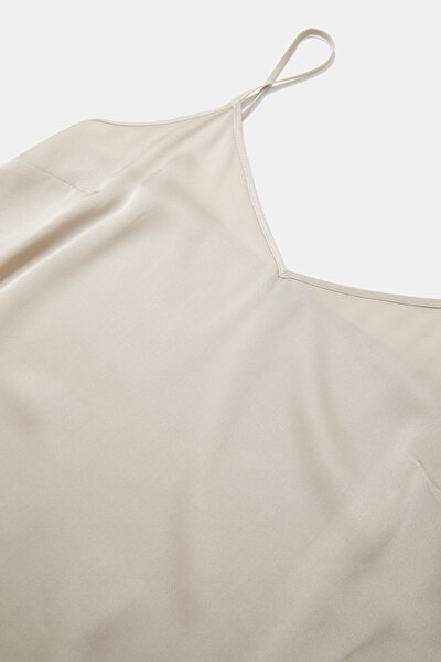 MINK V NECK SLEEVELESS SUSPENDER BLOUSE 3