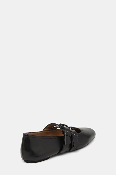 BLACK FLAT SHOES 3