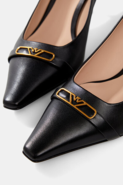 BLACK LEATHER SHOE 4