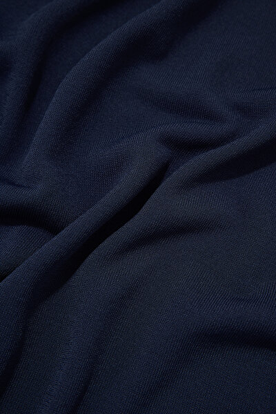 NAVY BLUE POLO NECK SHORT SLEEVE TSHIRT 4