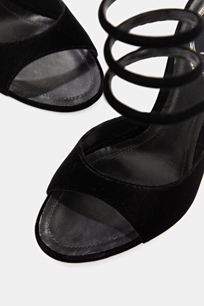 BLACK VELVET SHOE 4