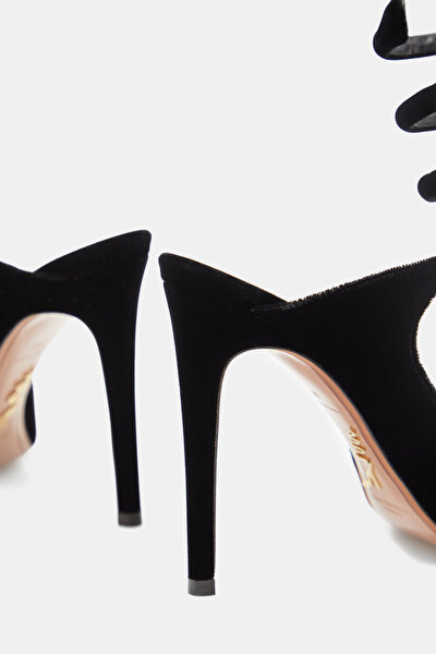 BLACK VELVET SHOE 5