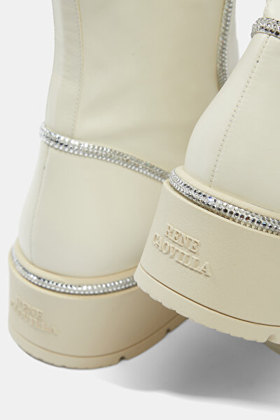 ECRU LEATHER BOOT 4