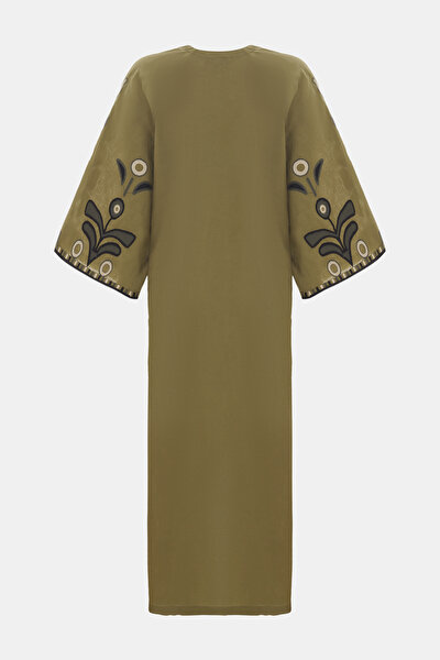 ECRU LINEN KAFTA 9