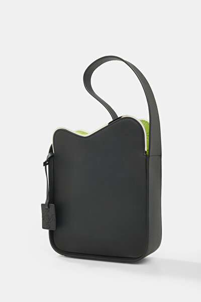 GREEN MONOGRAM LEATHER BAG 5