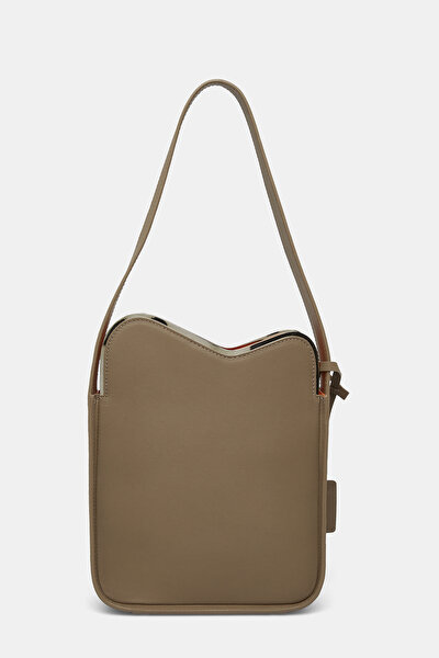 ORANGE MONOGRAM LEATHER BAG 3