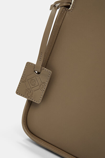 ORANGE MONOGRAM LEATHER BAG 5