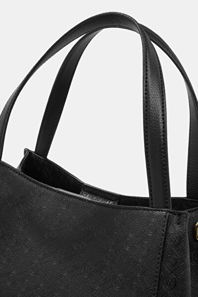 BLACK MONOGRAM BAG 5