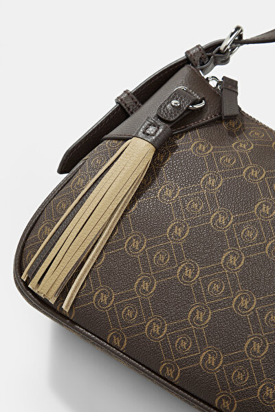 BEIGE MONOGRAM BAG 5